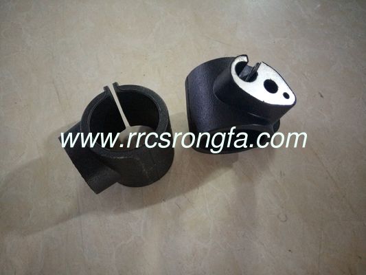 Rubber bonded metal parts