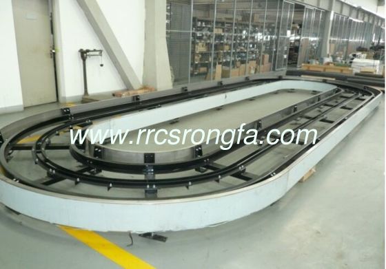 Baggage reclaim carousel. carousel flat , conveyors for BHS , Baggage carousel ,