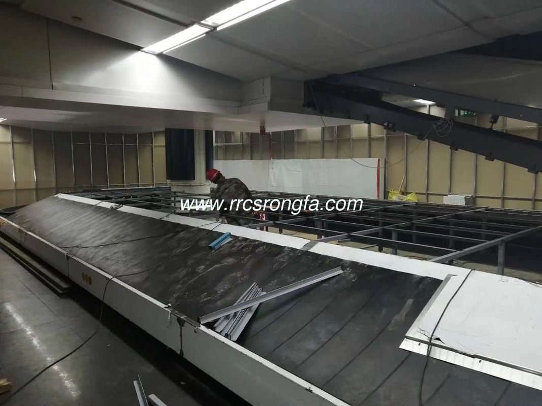 assembling for incline projects in airport