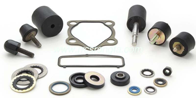 Rubber metal part