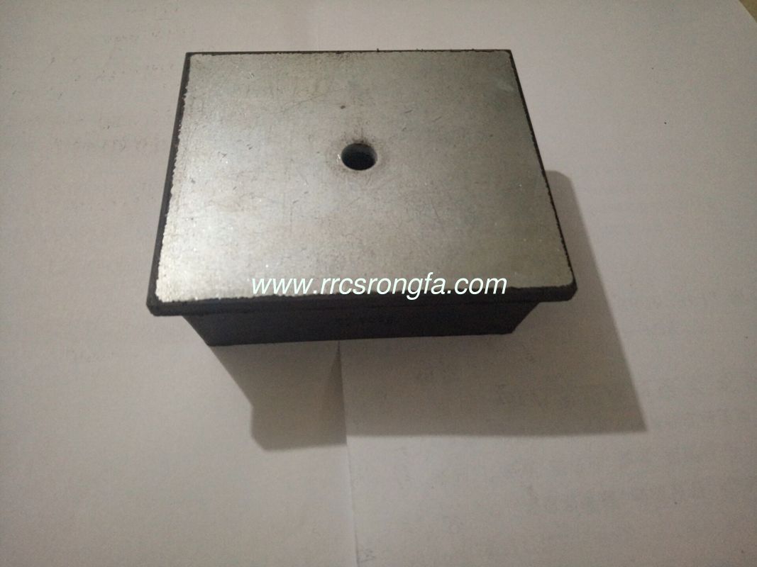 Rubber bonded metals parts